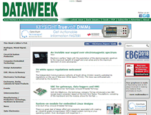 Tablet Screenshot of dataweek.co.za
